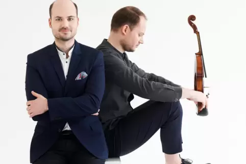 Das Duo Liepe spielt beim Landauer Meisterkonzert am 5. März im Alten Kaufhaus. 