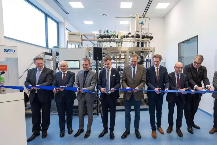 Einweihung des Armaturen-Technologiezentrums der KSB-Gruppe in Echternach. 