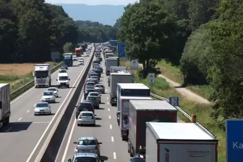 Bis zum 24. März müssen sich die Autofahrer bei Kandel auf Staus einstellen.