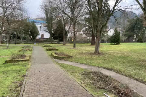 Die Roseninsel in Lauterecken. 