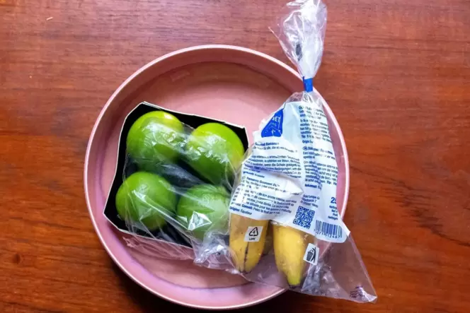 Verpacktes Obst