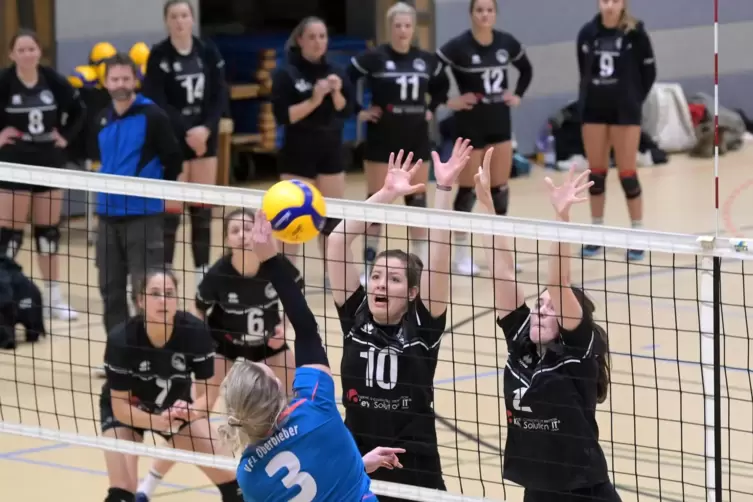 Die Volleyballerinnen des TSV Speyer mussten sich in einem spannenden Match dem ASV Landau geschlagen geben. 