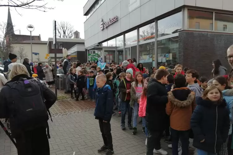 Teilnehmer der Demo. 