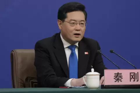 In der Taiwan-Frage ließ Qin Gang keinerlei Kompromissbereitschaft erkennen.