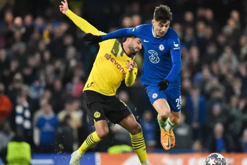 Kai Havertz (rechts) und Emre Can. 
