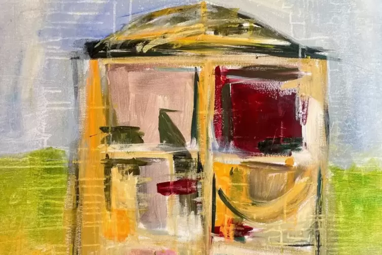 &bdquo;Das Haus von Mariupol&ldquo; von Ruth-Ellen Schaeffer hat keine Fassade mehr, die Zimmer sind menschenleer. Ein paradiesisches Umfeld