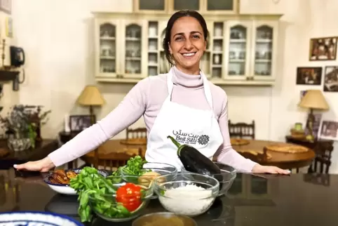 Maria Haddad hat 2010 im Haus ihrer verstorbenen Großmutter in Amman eine Kochschule gegründet. 
