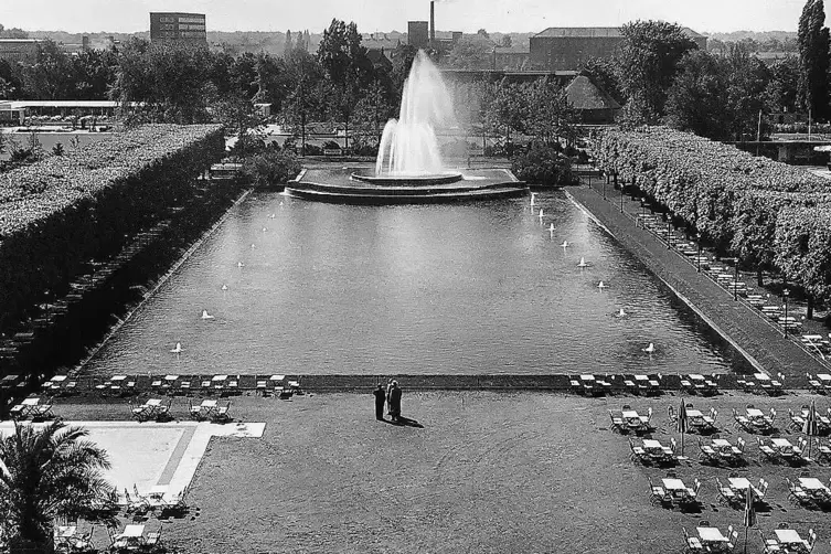 Die erste Bundesgartenschau 1951 in Hannover. 