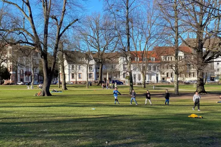 Bei Familien ist der Stadtpark besonders beliebt.