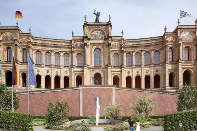 Das Maximilianeum am Münchner Isarhochufer ist Sitz des bayerischen Landtags seit 1949. Vizepräsident ist dort seit 2018 auch ei