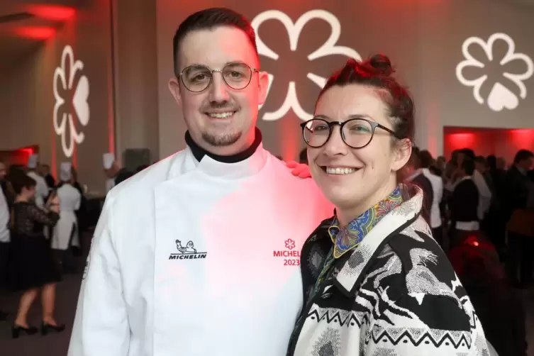 Gl&uuml;cklich: Lucas Engel et Carole Eckert aus Barr.