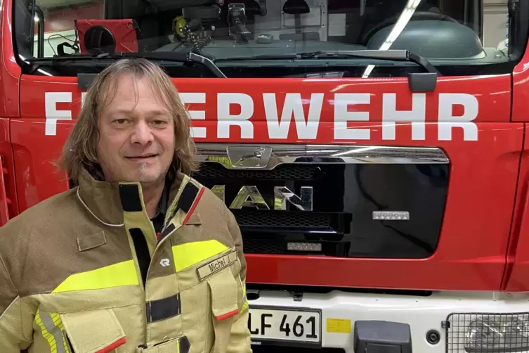 Leitet die Gr&uuml;nstadter Feuerwehr: Jens Michel. 