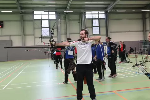Hat den Bogen raus: Patrick Gieger.