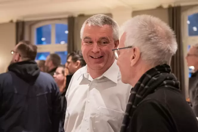 Christian Sommer (links) übernimmt ab 1. September den Chefsessel im Herxheimer Rathaus.