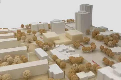 18 und 15 Meter hoch sollen die beiden Wohngebäude auf dem Neubau eines Supermarkts am Jakobsplatz sein, wenn dieser Entwurf der 18 und 15 Meter hoch sollen die beiden Wohngebäude auf dem Neubau eines Supermarkts am Jakobsplatz sein, wenn dieser Entwurf der