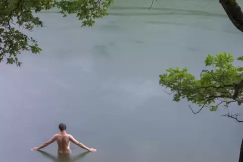 Was jetzt? Die Arbeit von Michael Iwanowski war bei der Biennale zu sehen. 