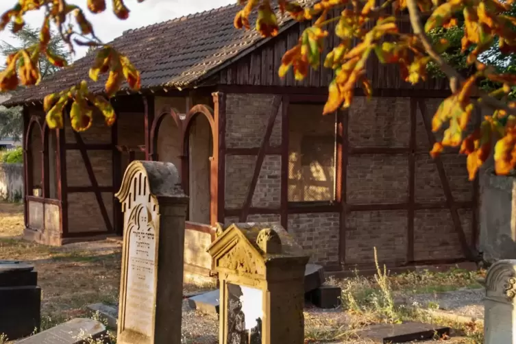 Besonderer Ort mit interessanter Geschichte: Der älteste der 1000 Steine auf dem Wachenheimer Friedhof stammt aus dem Jahr 1724.