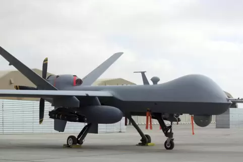 Eine Drohne vom Typ MQ-9 Reaper, wie sie am Dienstag ins Schwarze Meer stürzte.