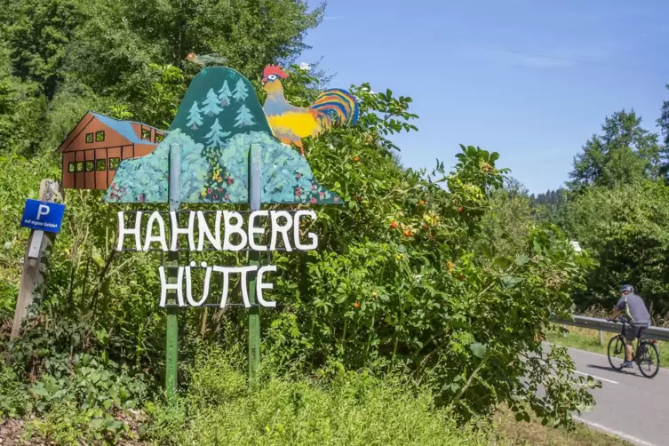 Ein beliebtes Ausflugsziel: Die Hahnberghütte bei Contwig. 