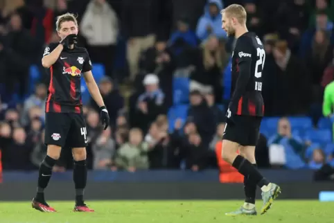 Für RB Leipzig war gegen Manchester City Schluss in der Champions League.