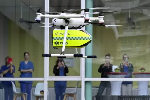 Test von Drohnen im Medizinsektor