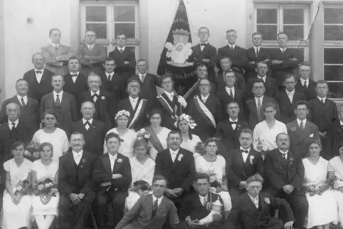Fahnenweihe der Sängervereinigung 1933. 