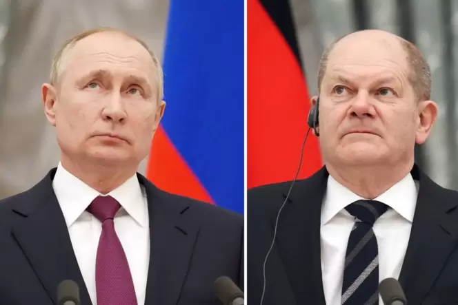 Scholz und Putin