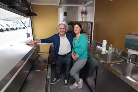 Vito und Rosetta Cunsolo haben jetzt ein mobiles Restaurant. 