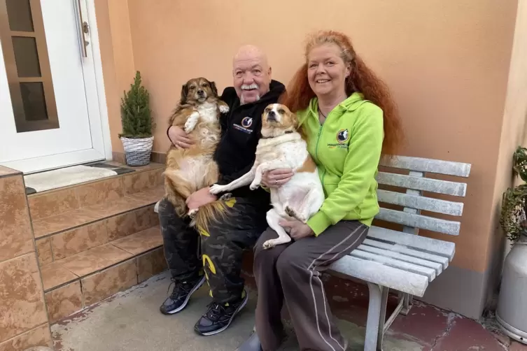 Suchen ständig für Straßenhunde aus Rumänien ein neues Zuhause in der Pfalz: Jutta und Lothar Kranz. 