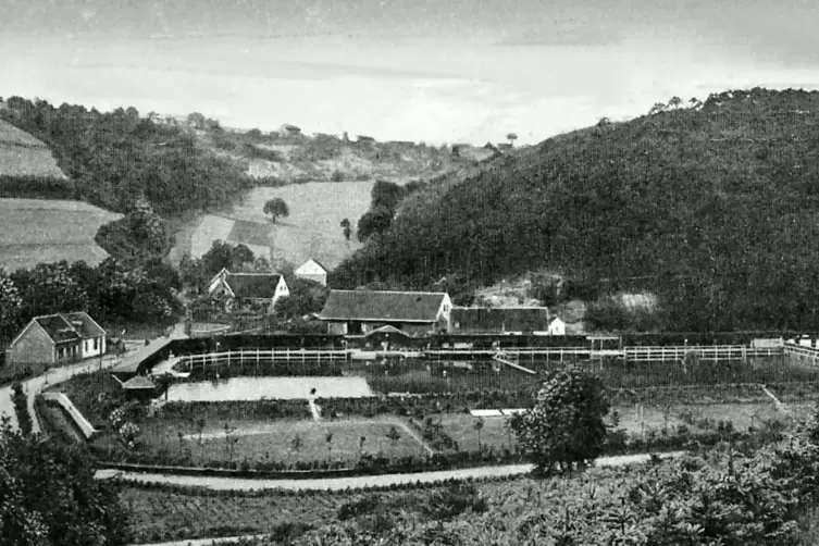 Oberb&uuml;rgermeister Hans K&uuml;fner lie&szlig; im Waschm&uuml;hltal einen Badeweiher, die sp&auml;tere Wesch, bauen, den er am 4. Juni 1908 einweihte.