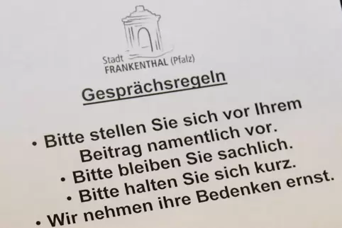 Daran haben sich nach dem Eindruck der Politiker nicht alle Besucher der Bürgerversammlung im Februar gehalten.