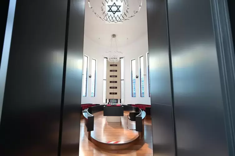 Der Gebetsraum der Speyerer Synagoge. 