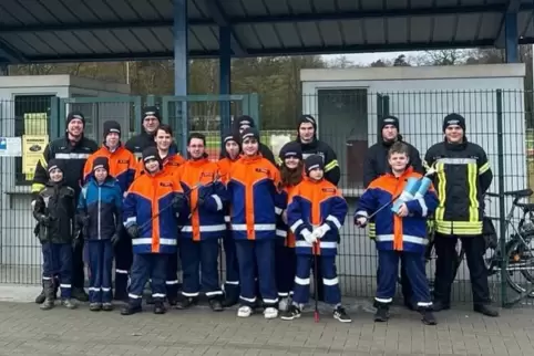Die Jugendfeuerwehr Kandel. 