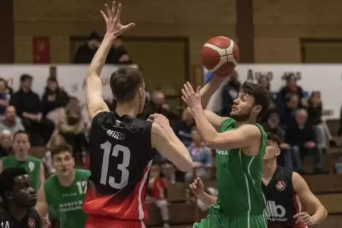 Steuerte 16 Punkte gegen Germersheim bei: Moritz Braun (rechts)