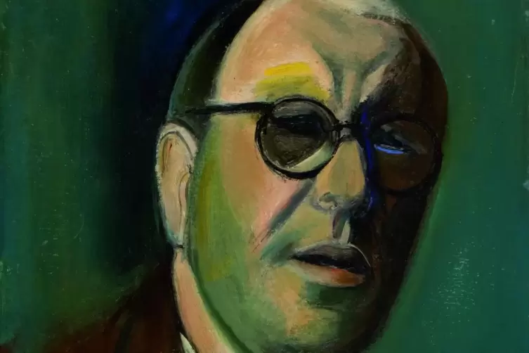 Überlebte das NS-Regime nicht: der Maler Rudol Levy, hier auf einem Selbstporträt von 1943 („Selbstbildnis IV“, Ausschnitt). 