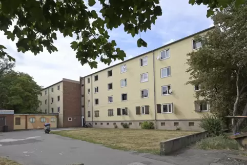 Wohnblöcke in der Bayreuther Straße.