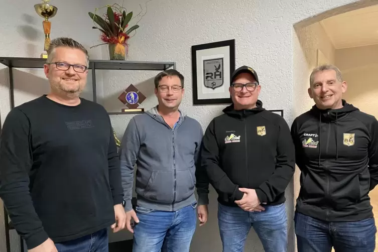 Die JFV-Verantwortliche n Ronny Fischer, Markus Scholl, Sascha Hahn und Michael Steffes.