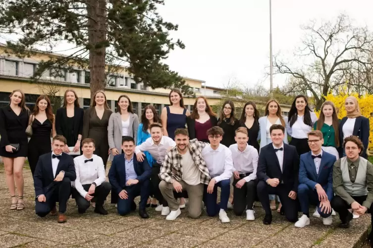 Die diesjährigen Abiturienten der IGS Grünstadt.