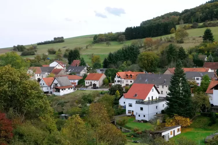 Ortsansicht Elzweilers aus dem Jahr 2012. 