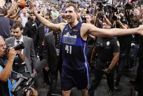 In der NBA trug Dirk Nowitzki nur ein Trikot – das der Dallas Mavericks. 