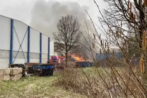 Im März war bei der Firma Remondis ein Feuer ausgebrochen. 