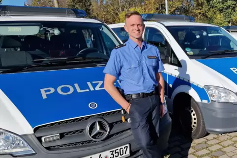 Schon sein halbes Leben Polizist: Johannes Freundorfer. Seit 4. Oktober führt er die Polizeiinspektion in Oppau. 
