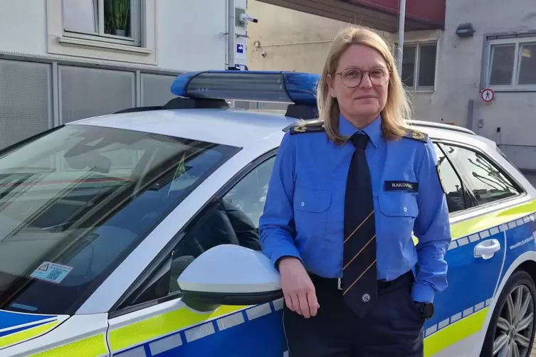 Erste Polizeipr&auml;sidentin in Rheinland-Pfalz: Anja Rakowski. 