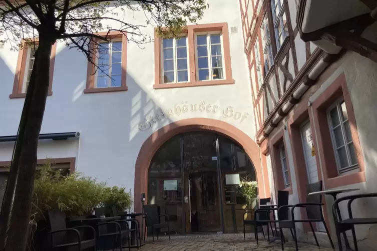 Erneut ausgezeichnet: das Restaurant Urgestein im Steinhäuser Hof.