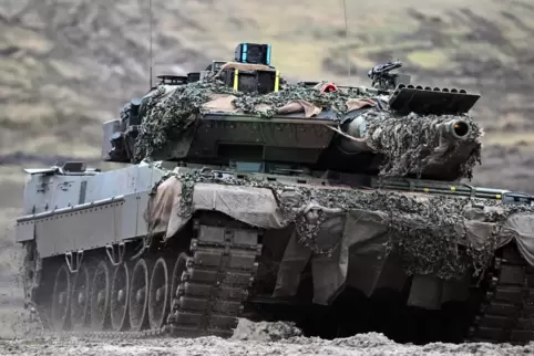 Deutschland hat der Ukraine unter anderem Panzer vom Typ Leopard 2A6 geliefert.