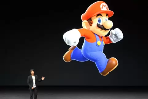 Überflieger: Miyamoto auf einer Apple-Konferenz 2016. Inzwischen ist er 70 Jahre alt. Als es 2012 Gerüchte über seinen bevorsteh