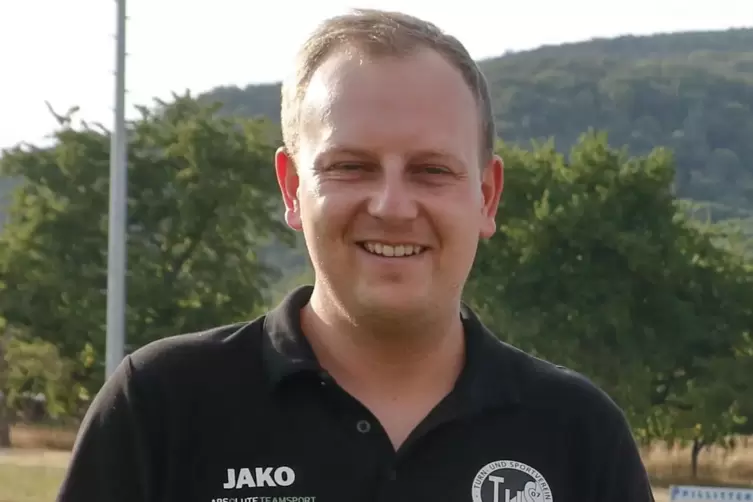 Trainer des TuS Steinbach: Christoph Heinrich. 