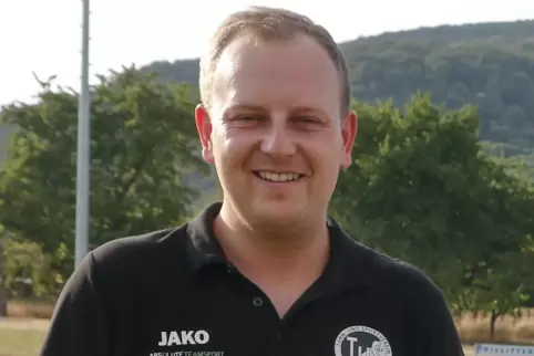 Trainer des TuS Steinbach: Christoph Heinrich. 