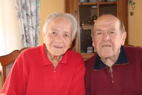 Elisabeth und Günther Gonschorek feiern am 12. April Eiserne Hochzeit. 