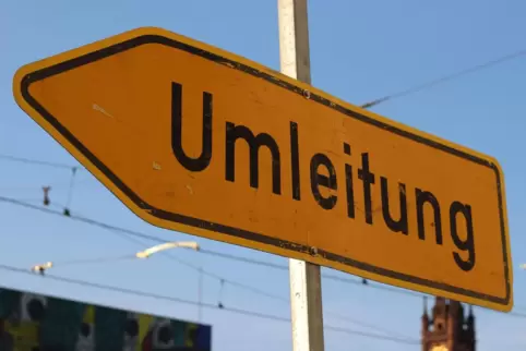 Achtung, Umleitung. 